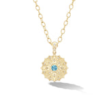 Mini Star Medallion - Blue Topaz