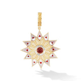 MADINA AMULET CHARM IN CARNELIAN, PINK MOP & MOP