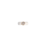 O Enamel Stacking Ring Medium Width