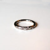 Fredag Mini Ring, 18k White Gold