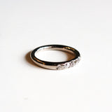 Fredag Mini Ring, 18k White Gold