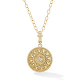 Mandala Pendant with Diamonds