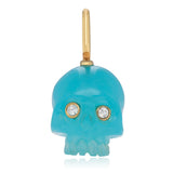Pacific Blue Chalcedony Skull Baby