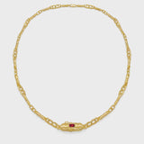 Tube Link Necklace