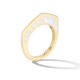 Cobra Ring with Mother of Pearl