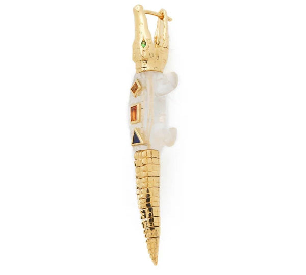 Alligator Pop Art Bite Earring