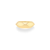 Liquid Gold Crescent Ring