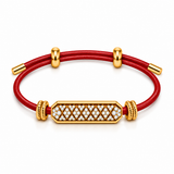 Caraiva Bracelet in Red Leather