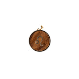 Rosewood Horoscope Pendant