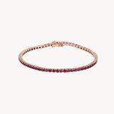 Ruby Tennis Bracelet