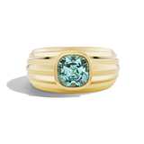 One-of-a-Kind Intention Ring with Lagoon Tourmaline
