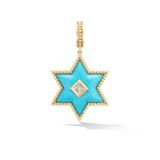 Mini Inlay Star of David Pendant