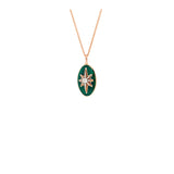 Aida Petrol Pendant - Diamonds
