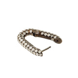 Link Earring Icy Grey Diamonds