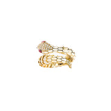 Serpent Enamel Ring