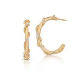 Diamond Wrap Earrings - Large