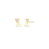Summit Triangle Post Earring - SINGLE