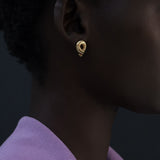OERA STUD EARRINGS - YELLOW GOLD