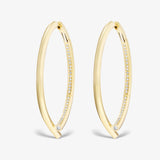 Oera Earrings, 18k Yellow Gold with Diamonds