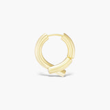 Oera Earrings Yellow Gold/Diamond - Mini Version