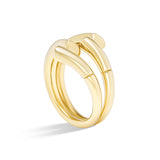 Oera Ring, Yellow Gold, Double Version