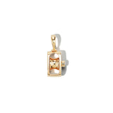 Baby Pulley in Yellow Gold with Diamond