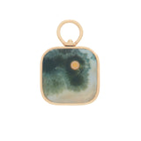 Small Squircle Charm with Landscape Jasper