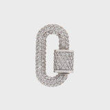 Allstone  Chubby Babylock with Diamonds in 14k White Gold