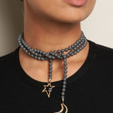 Buffed Hematite Strand