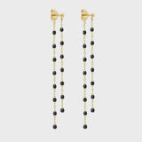 Classic Gigi Dangling Black Earrings