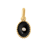 North Star Black resin Pendant