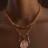 Large Circle Link Handmade Chain 20"