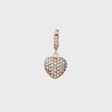 Brown Diamond Heart Pendant