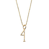Diamond Number Charm - 4