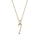 Diamond Number Charm - 7