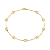 Isla Station 9 Bead Necklace in 18K Yellow Gold