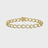 Legacy Alternating Diamond Horseshoe Bracelet