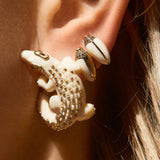 Mini Scarab Mammoth Stud Mirror