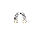 Silver Heavy Curb Chain Ring