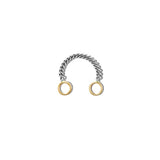 Silver Not So Heavy Curb Chain Ring