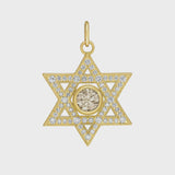 Desert Diamond Star of David Charm