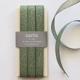 Metallic Loose Weave Ribbon - Wood Paddle