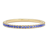Thread Band Blue Sapphire Ring