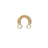 Gold Heavy Curb Chain Ring