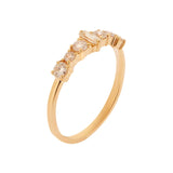 DIAMOND RIVULET SPREAD RING