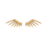 FLYING WINGS & DIAMONDS EARRING