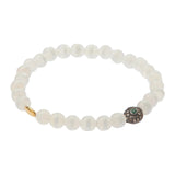 WHITE AGATE STRIPE BRACELET 39