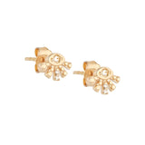 SUN EYE DIAMONDS AZTEC EARRING