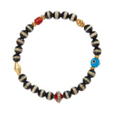 BLACK AGATE STRIPE BRACELET 29