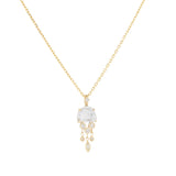 DIAMOND JELLYFISH CHAIN PENDANT
